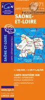 [France] : carte départementale, D71, **D71 SAONE ET LOIRE