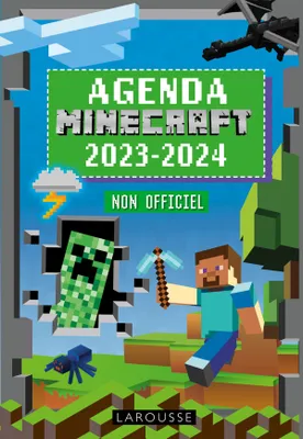 Agenda scolaire MINECRAFT non officiel  2023-2024