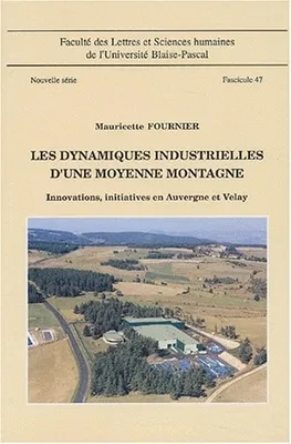 Les dynamiques industrielles d'une moyenne montagne, Innovations, inititaives en Auvergne et Velay