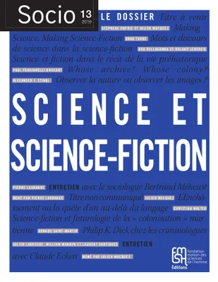 Socio, n° 13/2019, Science et science-fiction