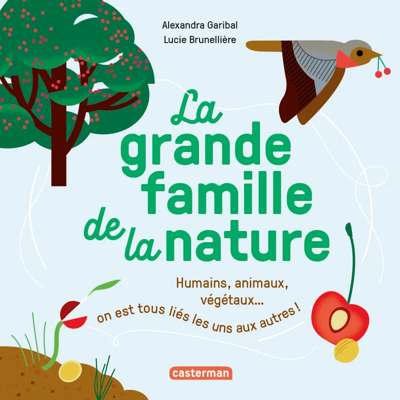 Livres Jeunesse Les tout-petits Albums Mes imagiers tout carrés - La grande famille de la nature Alexandra Garibal
