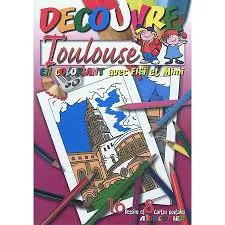 Découvre Toulouse en coloriant avec Fifi et Mimi