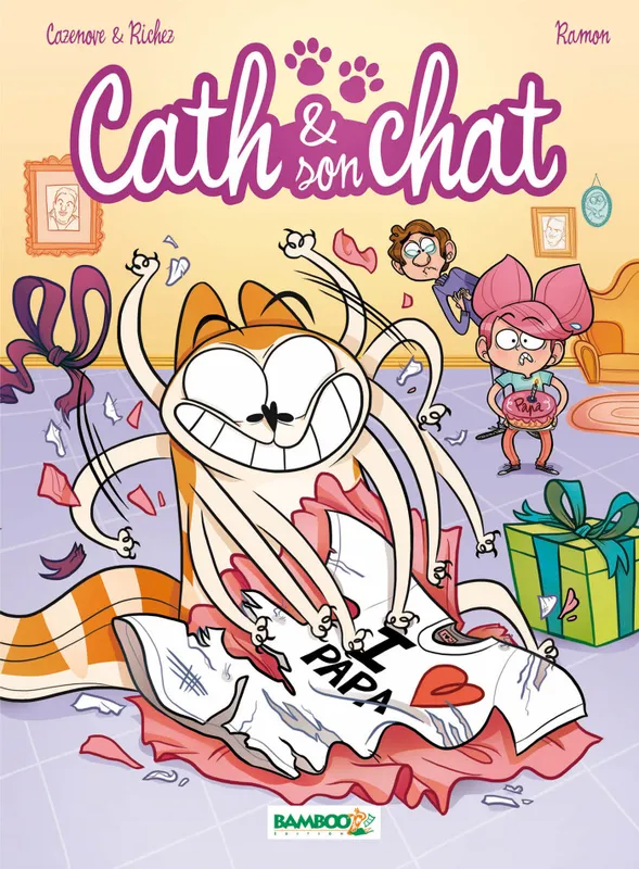 Livres BD Les Classiques Cath et son chat - tome 2 - Top humour 2018 Hervé Richez, Cazenove, Yrgane Ramon