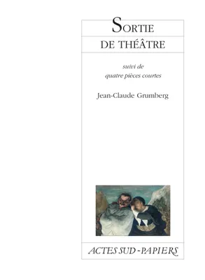Sortie de théâtre, [Paris, Théâtre du Vieux-Colombier, 16 mars 1996]