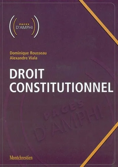 Livres Économie-Droit-Gestion Droit Généralités DROIT CONSTITUTIONNEL Dominique Rousseau, Alexandre Viala