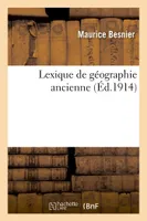 Lexique de géographie ancienne