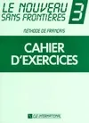 Le nouveau sans frontières 3. Méthode de français (cahiers d'exercices)