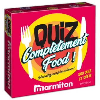 Boîte Quiz - Complètement Food - Marmiton, Vous allez vous faire cuisiner!
