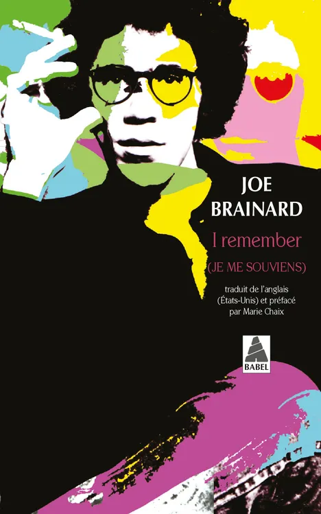Livres Littérature et Essais littéraires Romans contemporains Etranger I Remember Joe Brainard