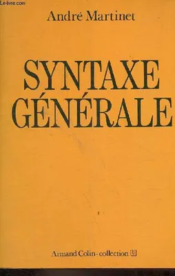 Syntaxe générale - Collection U.