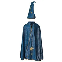 Cape de magicien Starry Night + chapeau 7/8 ans