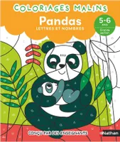 Coloriages malins - Pandas lettres et nombres - 5-6 ans GS