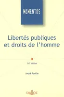 LIBERTES PUBLIQUES ET DROITS DE L'HOMME - 16E ED.