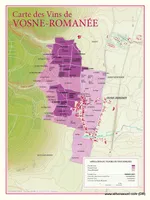 Carte des vins de Vosne-Romanée