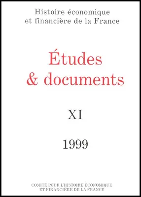 ÉTUDES ET DOCUMENTS - 1999