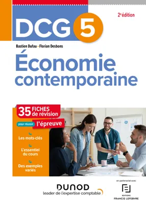 5, DCG 5 Economie contemporaine - 2e éd., 35 Fiches de révision