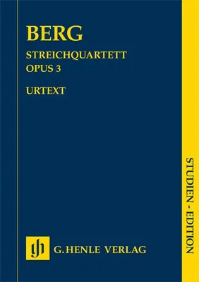 Streichquartett Opus 3, String Quartet op. 3