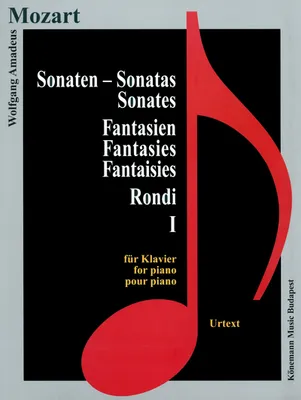 Partition - Mozart - Sonates, Fantaisies et rondos I - pour piano
