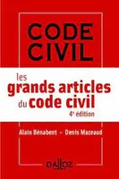 Les grands articles du code civil - 4e ed.
