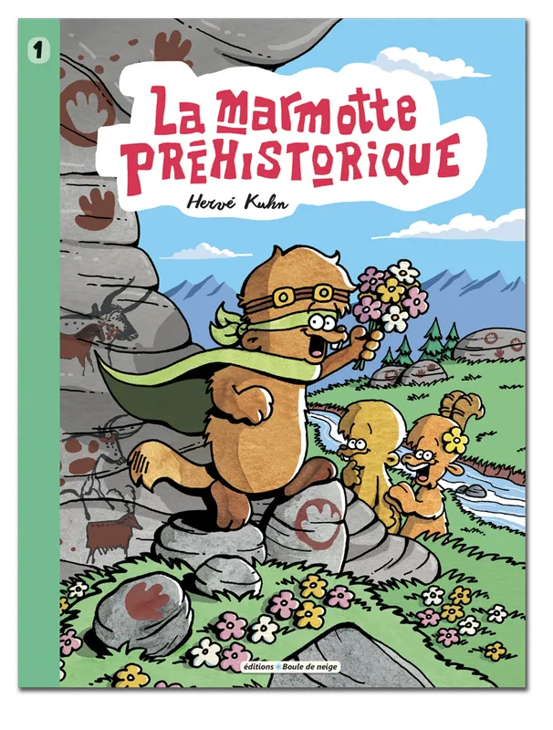 Livres BD Les Classiques Là-haut sur la montagne, 1, La marmotte préhistorique Hervé Kuhn