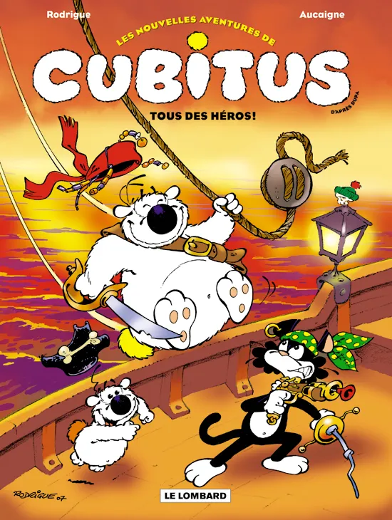 Livres BD BD adultes Les nouvelles aventures de Cubitus, 4, Cubitus (Nouv.Aventures) - Tome 4 - Tous des héros! Pierre Aucaigne, Michel Rodrigue