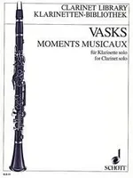 Moments musicaux, clarinet solo.