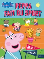 Peppa Pig - Peppa fait du sport - Jeux et stickers, Activités et autocollants