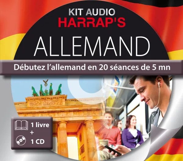 Livres Dictionnaires et méthodes de langues Méthodes de langues Harrap's Kit audio allemand Débutez l'Allemand en 20 séances de 5 mn, Débutez l'allemand en 20 séances de 5 mn Hella Straubel