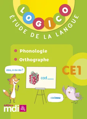 Pochette Logico Phonologie - Orthographe CE1 / Édition 2018