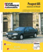 Peugeot  605 - essence et diesel, moteurs 4 cylindres essence, moteurs Diesel 2.1 et 2.5