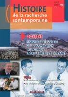 Histoire de la recherche contemporaine - tome 7 numéro 2