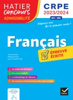 Français - CRPE 2023-2024 - Epreuve écrite d'admissibilité