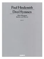 3 Hymnen von Walt Whitman, op. 14. baritone and piano. baryton.