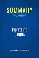 Summary: Everything Counts, Review and Analysis of Blair's Book