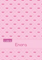 Le cahier d'Enora - Blanc, 96p, A5 - Princesse