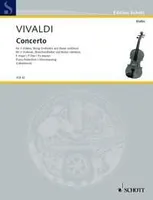 Concerto F Major, PV 278. 3 violins, string orchestra and basso continuo. Réduction pour piano avec parties solistes.