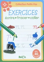 Exerices Petits pas - Ecrire,tracer, coller (5-6 ans)