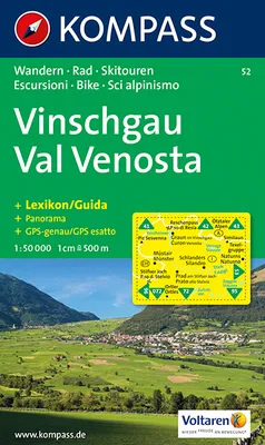 VINSCHGAU/VAL VENOSTA 52  1/50.000