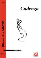 Cadenza, partition pour clarinette solo