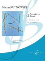 Five argentinean folk pieces, Pour flûte, alto et piano