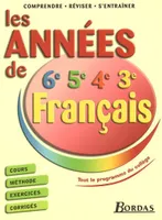 ANNEES DE COLLEGE FRANCAIS