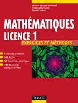 Mathématiques L1 / exercices et méthodes, Exercices et méthodes