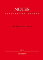 Notes - The Musicians' Choice - Red, The Musicians' Choice, Bärenreiter notebook with red cover