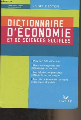 Dictionnaire de SES, éd. 2008