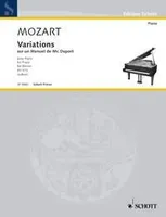 Variations, sur un Menuet de Mr. Duport. KV 573. piano.
