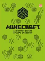 Minecraft - Le coffret expert spécial bâtisseur, Trois livres, un poster et un accroche-porte