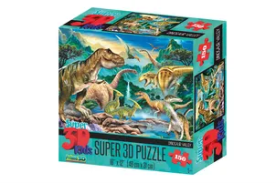 Vallée des Dinosaures puzzle 150 pièces 3D kids