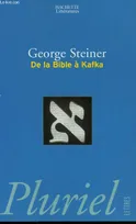 De la Bible à Kafka