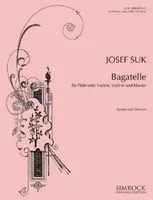 Bagatelle in F major, flute (violin), Violin and piano.