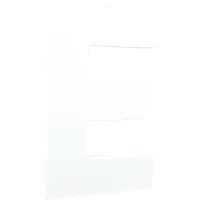 Lettre E 20,5cm - Blanc